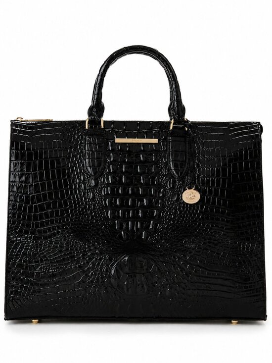 Brahmin Handbags - Brahmin Melbourne Large Leather Laptop Business Tote Black